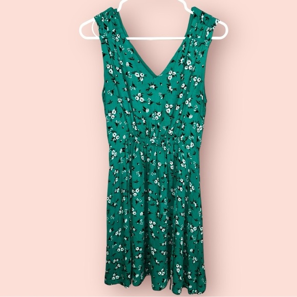 Rachel Zoe Floral Sleeveless Dress Size 6‎ Green - Picture 4 of 5